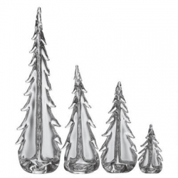 Simon Pearce Glass Evergreen Trees