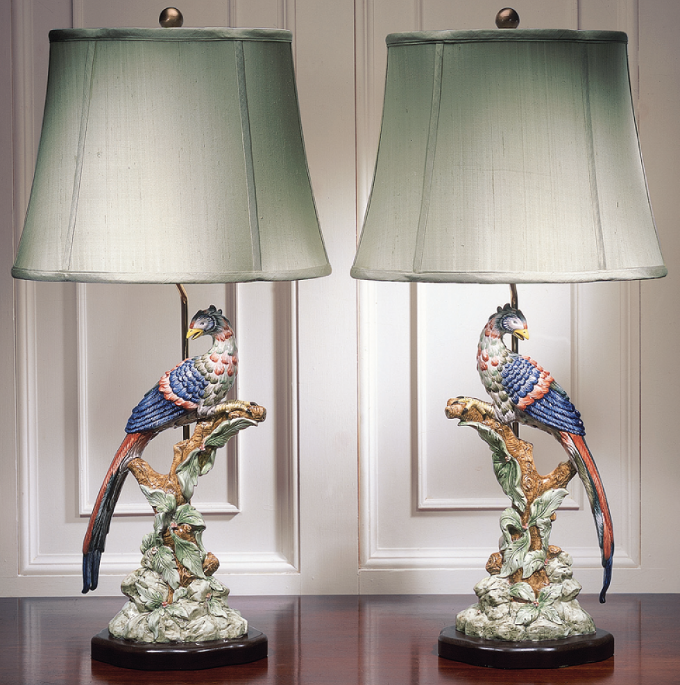 Mottahedeh Brighton Pavillion Bird Lamps