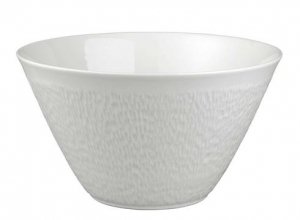 Raynaud Mineral White Salad Bowl Coned Shaped - 139 oz.