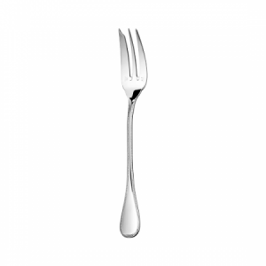 Christofle Perles Silverplate Serving Fork, Large