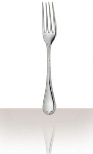 Christofle Rubans Silverplate Dessert Fork