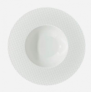 Raynaud Checks by Thomas Keller Rim Soup Plate - Medium