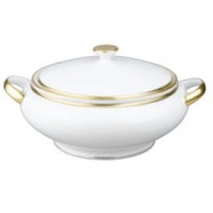 Raynaud Fountainebleau Gold w/ Filet Dessert Plate