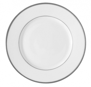 Raynaud Fountainebleau Platinum w/ Filet Rim Soup Plate