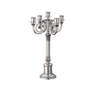 Christofle Malmaison 5 Light Candlelabra