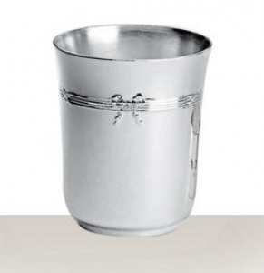 Christofle Rubans Silverplate Baby Cup