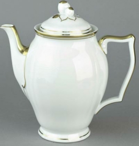 Raynaud Polka Gold Coffee Pot 6 Cup