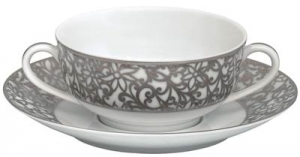 Raynaud Salamanque Platinum Cream Soup Saucer