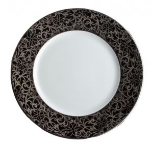 Raynaud Salamanque Platinum Black Salad Plate