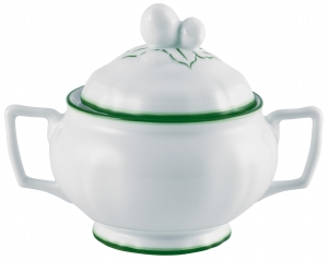 Raynaud Touraine Filet Green Sugar Bowl