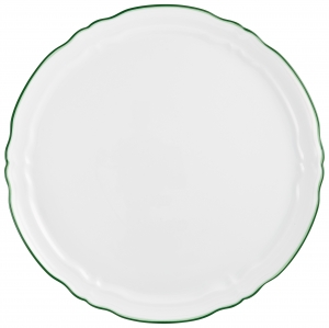 Raynaud Touraine Filet Green Round Flat Cake Plate