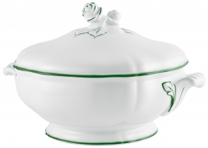 Raynaud Touraine Filet Green Soup Tureen