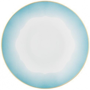 Raynaud Aura Dinner Plate - Concentric Circles - 10.6"