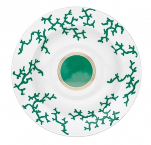 Raynaud Cristobal Emerald Deep Chop Plate - 11.6"