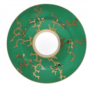 Raynaud Cristobal Emerald Dessert Plate # 1 - 8.7"