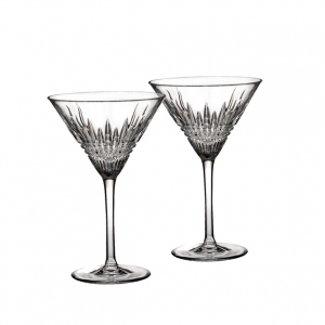 Waterford Lismore Diamond Martini / Pair - 9 oz.