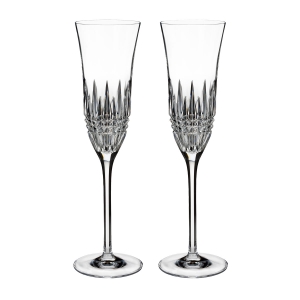 Waterford Lismore Diamond Essence Flute / Set 2 - 8oz.