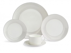 Wedgwood Gio Platinum 5-Piece Setting