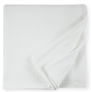 Sferra Grant White Full/Queen Blanket - 100X100