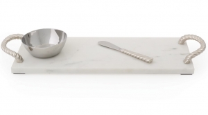 Michael Aram Twist Hors D'oeuvre Board w /Knife