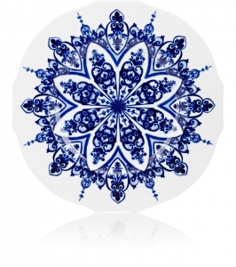 Ginori Babele Blue Dinner Plate - Duchessa