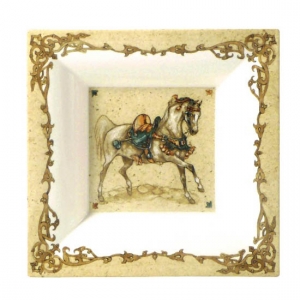 Chevaux Du Vent Large Square Candy Tray