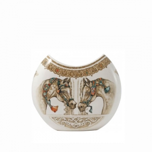 Chevaux Du Vent Halfmoon Vase