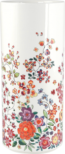 Gien Poesie Cylinder Vase Medium - 7.75"