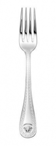 Versace Medusa Silver Salad Dessert Fork