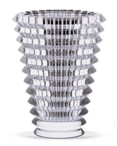 Baccarat Crystal Eye Vase Large Round