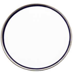 Haviland Symphonie Platinum & Bleu Tart Platter