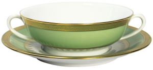 Haviland Oasis Soup Cup & Saucer