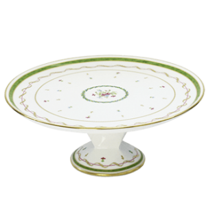 Haviland Vieux Paris Vert Footed Cake Platter