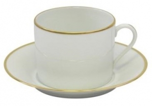 Haviland Orsay Or Cappuccino Cup & Saucer