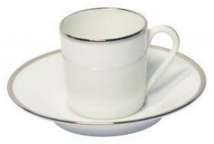 Haviland Orsay Platine Espresso Cup & Saucer