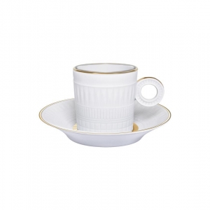 Haviland Sublime Gold Coffee Cup & Saucer