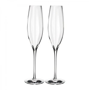 Waterford Elegance Optic Classic Champagne Flute Set/2