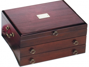 Bristol Grande Flatware Chest (Mahogany)