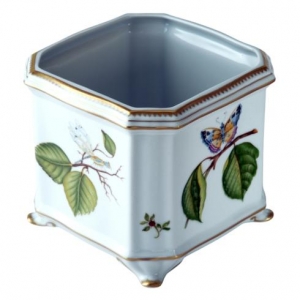 Anna Weatherley Floral Butterfly Square Large Cache Pot