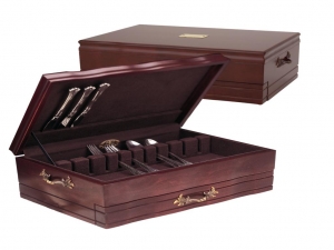 Provincial Flatware Chest (Mahogany)