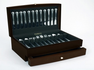 Falmouth Flatware Chest, Dk. Espresso/Brown