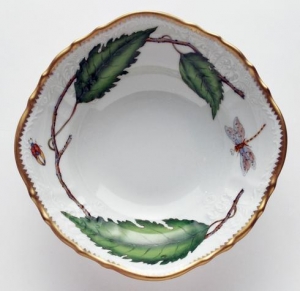 Anna Weatherley Green Leaf Open Vegetable Bowl