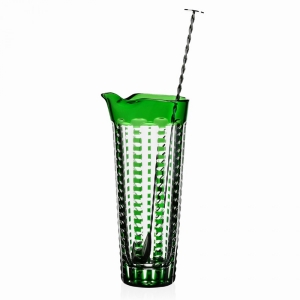 William Yeoward Lulu Emerald Martini Mixer & Stirrer