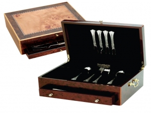 Triton Flatware Chest (Burled Walnut)