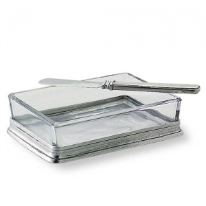 Match Pewter Butter/Soap Dish