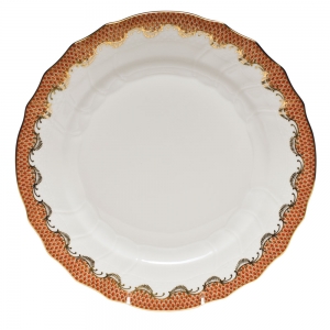 Herend Fishscale Rust Dinner Plate