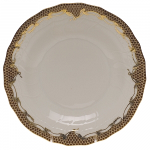 Herend Fishscale Brown Dessert Plate