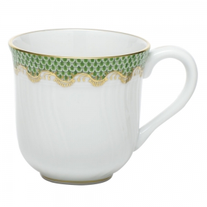 Herend Fishscale Jade Mug - 10 oz.