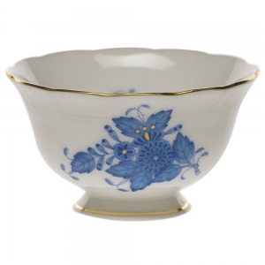 Herend Chinese Bouquet Blue Open Sugar Bowl