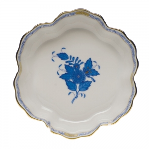 Herend Chinese Bouquet Blue Fruit Bowl - 5.5"